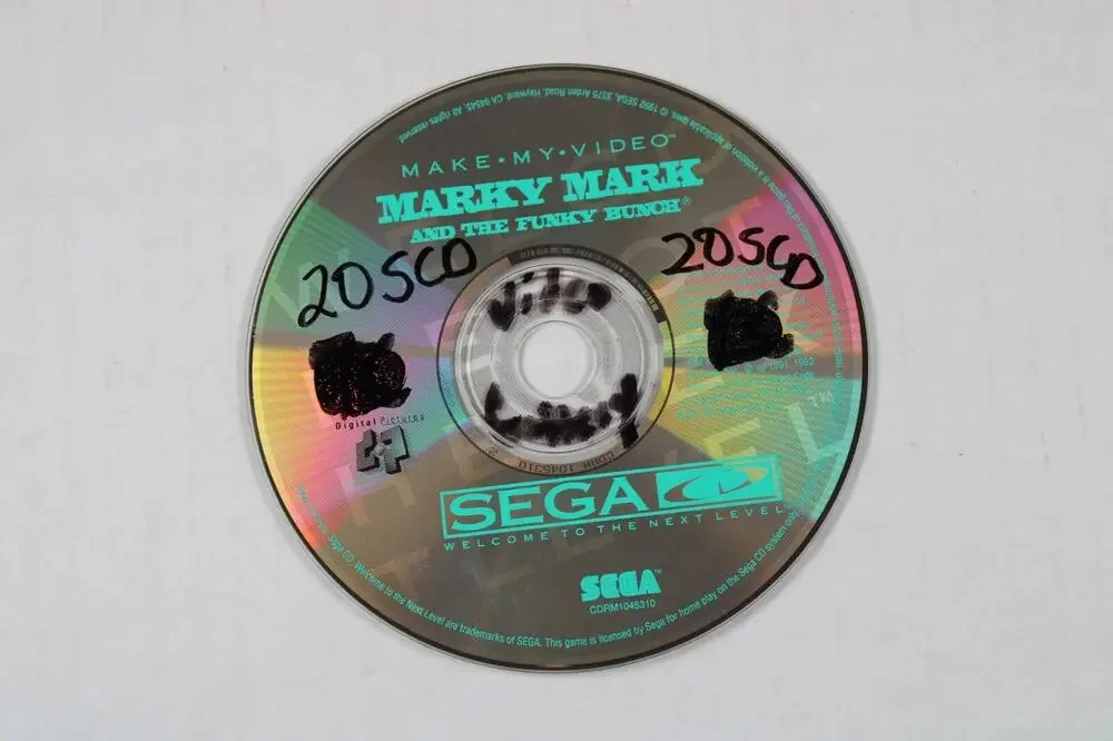 Marky Mark and the Funky Bunch: Make My Video (Sega CD, 1992) Disk Only